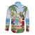 Guyana Christmas Long Sleeve Button Shirt Macaw Red-fan Parrot Tropical Vibes - Wonder Print Shop