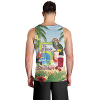 Guyana Christmas Men Tank Top Macaw Red-fan Parrot Tropical Vibes - Wonder Print Shop