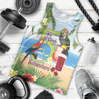 Guyana Christmas Men Tank Top Macaw Red-fan Parrot Tropical Vibes - Wonder Print Shop