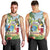 Guyana Christmas Men Tank Top Macaw Red-fan Parrot Tropical Vibes - Wonder Print Shop