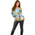 Guyana Christmas Off Shoulder Sweater Macaw Red-fan Parrot Tropical Vibes - Wonder Print Shop