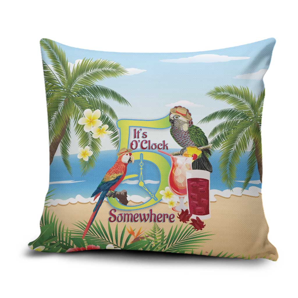 Guyana Christmas Pillow Cover Macaw Red-fan Parrot Tropical Vibes - Wonder Print Shop
