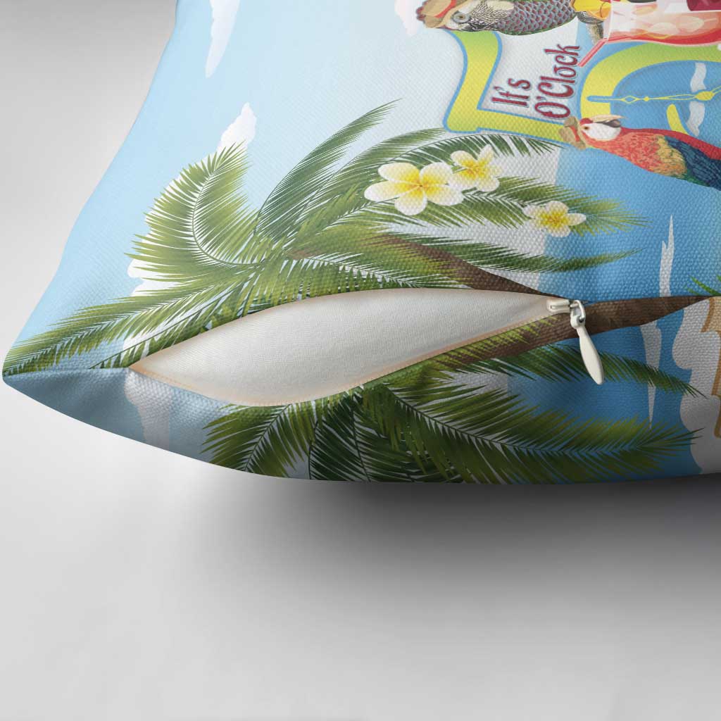 Guyana Christmas Pillow Cover Macaw Red-fan Parrot Tropical Vibes - Wonder Print Shop