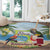 Guyana Christmas Round Carpet Macaw Red-fan Parrot Tropical Vibes - Wonder Print Shop