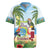 Guyana Christmas Rugby Jersey Macaw Red-fan Parrot Tropical Vibes - Wonder Print Shop
