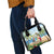 Guyana Christmas Shoulder Handbag Macaw Red-fan Parrot Tropical Vibes - Wonder Print Shop