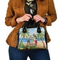 Guyana Christmas Shoulder Handbag Macaw Red-fan Parrot Tropical Vibes - Wonder Print Shop