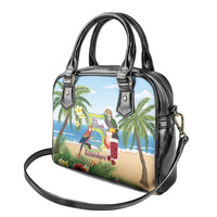 Guyana Christmas Shoulder Handbag Macaw Red-fan Parrot Tropical Vibes - Wonder Print Shop
