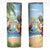 Guyana Christmas Skinny Tumbler Macaw Red-fan Parrot Tropical Vibes - Wonder Print Shop