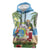 Guyana Christmas Sleeveless Hoodie Macaw Red-fan Parrot Tropical Vibes - Wonder Print Shop