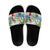 Guyana Christmas Slide Sandals Macaw Red-fan Parrot Tropical Vibes - Wonder Print Shop