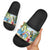 Guyana Christmas Slide Sandals Macaw Red-fan Parrot Tropical Vibes - Wonder Print Shop