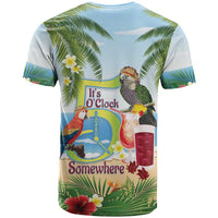 Guyana Christmas T Shirt Macaw Red-fan Parrot Tropical Vibes - Wonder Print Shop