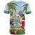 Guyana Christmas T Shirt Macaw Red-fan Parrot Tropical Vibes - Wonder Print Shop