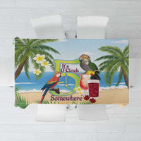Guyana Christmas Tablecloth Macaw Red-fan Parrot Tropical Vibes - Wonder Print Shop