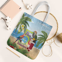 Guyana Christmas Tote Bag Macaw Red-fan Parrot Tropical Vibes - Wonder Print Shop