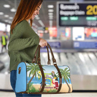 Guyana Christmas Travel Bag Macaw Red-fan Parrot Tropical Vibes - Wonder Print Shop