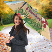 Guyana Christmas Umbrella Macaw Red-fan Parrot Tropical Vibes - Wonder Print Shop