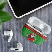 Guyana Christmas AirPods Case Santa With Macaw Parrot Merry Xmas - Wonder Print Shop