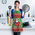 Guyana Christmas Apron Santa With Macaw Parrot Merry Xmas - Wonder Print Shop