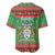 Guyana Christmas Baseball Jersey Santa With Macaw Parrot Merry Xmas - Wonder Print Shop