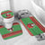Guyana Christmas Bathroom Set Santa With Macaw Parrot Merry Xmas - Wonder Print Shop