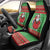 Guyana Christmas Car Seat Cover Santa With Macaw Parrot Merry Xmas - Wonder Print Shop