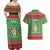 Guyana Christmas Couples Matching Off Shoulder Maxi Dress and Hawaiian Shirt Santa With Macaw Parrot Merry Xmas - Wonder Print Shop
