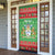 Guyana Christmas Door Cover Santa With Macaw Parrot Merry Xmas - Wonder Print Shop
