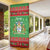 Guyana Christmas Door Cover Santa With Macaw Parrot Merry Xmas - Wonder Print Shop