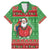 Guyana Christmas Family Matching Mermaid Dress and Hawaiian Shirt Santa With Macaw Parrot Merry Xmas - Wonder Print Shop