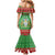 Guyana Christmas Family Matching Mermaid Dress and Hawaiian Shirt Santa With Macaw Parrot Merry Xmas - Wonder Print Shop