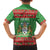 Guyana Christmas Family Matching Off The Shoulder Long Sleeve Dress and Hawaiian Shirt Santa With Macaw Parrot Merry Xmas - Wonder Print Shop