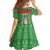 Guyana Christmas Family Matching Off The Shoulder Long Sleeve Dress and Hawaiian Shirt Santa With Macaw Parrot Merry Xmas - Wonder Print Shop