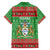Guyana Christmas Family Matching Tank Maxi Dress and Hawaiian Shirt Santa With Macaw Parrot Merry Xmas - Wonder Print Shop