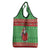 Guyana Christmas Grocery Bag Santa With Macaw Parrot Merry Xmas - Wonder Print Shop