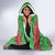 Guyana Christmas Hooded Blanket Santa With Macaw Parrot Merry Xmas - Wonder Print Shop
