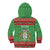 Guyana Christmas Kid Hoodie Santa With Macaw Parrot Merry Xmas - Wonder Print Shop