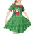 Guyana Christmas Kid Short Sleeve Dress Santa With Macaw Parrot Merry Xmas - Wonder Print Shop