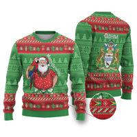 Guyana Christmas Ugly Christmas Sweater Santa With Macaw Parrot Merry Xmas - Wonder Print Shop