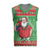 Guyana Christmas Knitted V-Neck Vest Santa With Macaw Parrot Merry Xmas - Wonder Print Shop