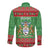 Guyana Christmas Long Sleeve Button Shirt Santa With Macaw Parrot Merry Xmas - Wonder Print Shop