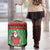 Guyana Christmas Luggage Cover Santa With Macaw Parrot Merry Xmas - Wonder Print Shop