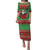Guyana Christmas Puletasi Santa With Macaw Parrot Merry Xmas - Wonder Print Shop