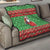 Guyana Christmas Quilt Santa With Macaw Parrot Merry Xmas - Wonder Print Shop