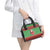 Guyana Christmas Shoulder Handbag Santa With Macaw Parrot Merry Xmas - Wonder Print Shop