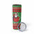 Guyana Christmas Skinny Tumbler Santa With Macaw Parrot Merry Xmas - Wonder Print Shop