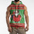 Guyana Christmas Sleeveless Hoodie Santa With Macaw Parrot Merry Xmas - Wonder Print Shop