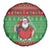 Guyana Christmas Spare Tire Cover Santa With Macaw Parrot Merry Xmas - Wonder Print Shop