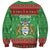 Guyana Christmas Sweatshirt Santa With Macaw Parrot Merry Xmas - Wonder Print Shop